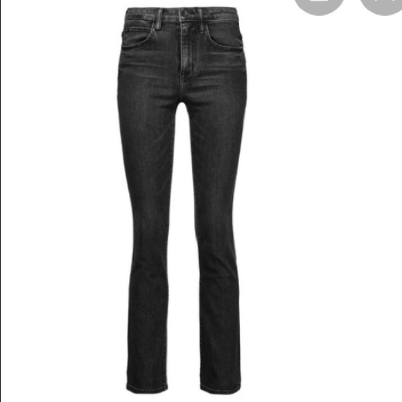 Helmut Lang Denim - Helmut Lang High Waist Cigarette Leg Black 26